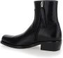 Versace Zwarte Leren Enkellaarzen Black Heren - Thumbnail 6