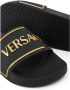 Versace Zwart Goud-tone Instap Sandalen - Thumbnail 2