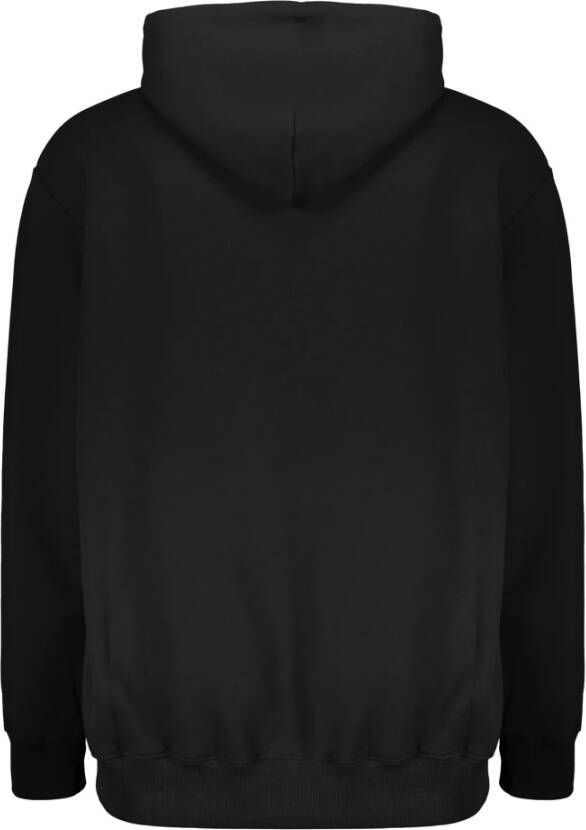 Vetements Katoenen hoodie met geribbelde boorden