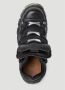 Vetements Leren platform sneakers met logo plaques Zwart Heren - Thumbnail 7
