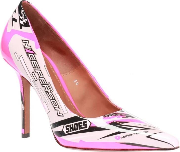 Vetements Stiletto -pompen met een patroon Roze Dames