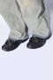 Vetements Chunky Sole Leren High-Top Sneakers Black Heren - Thumbnail 9