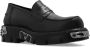 Vetements Zwarte Platform Loafers met Ingeprint Logo Black Heren - Thumbnail 4