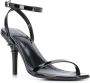 Vetements Zwarte lakleren Eiffeltoren sandalen Black Dames - Thumbnail 4