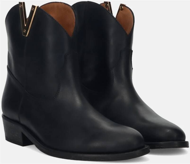 Via Roma 15 Ankle Boots Black Dames