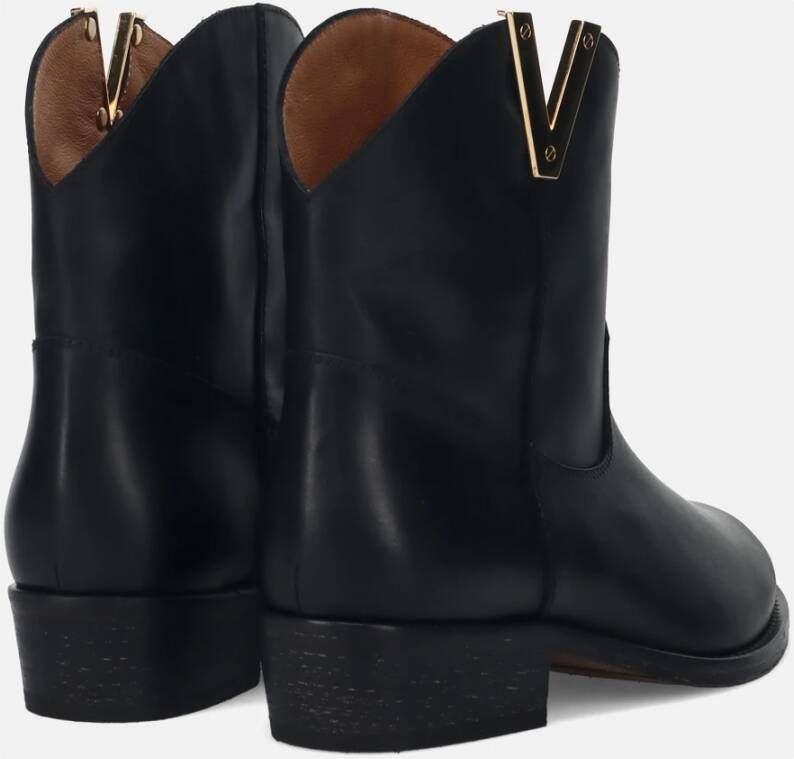 Via Roma 15 Ankle Boots Black Dames