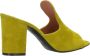 Via Roma 15 Heeled Mules Yellow Dames - Thumbnail 3