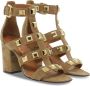 Via Roma 15 High Heel Sandals Bruin Dames - Thumbnail 5