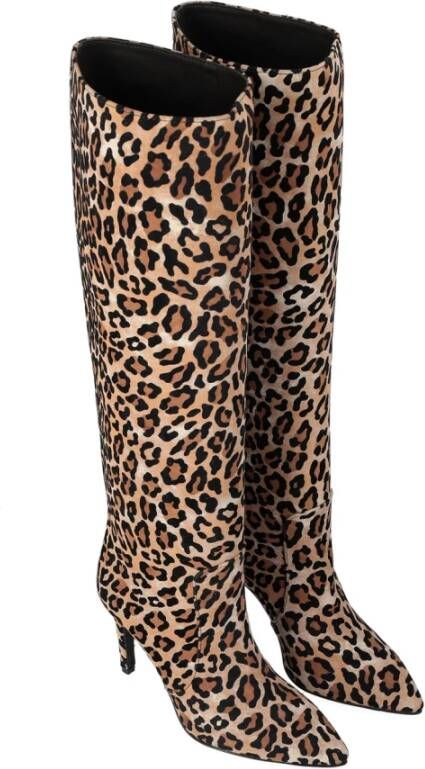 Via Roma 15 Leopard Animalier Print Mode Sneakers