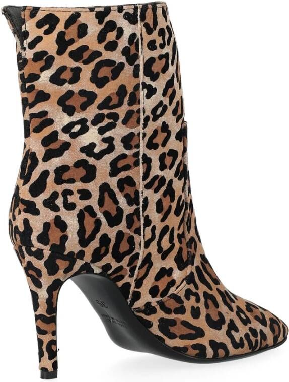 Via Roma 15 Leopard Animalier Print Mode Sneakers