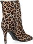 Via Roma 15 Leopard Animalier Print Mode Sneakers - Thumbnail 2