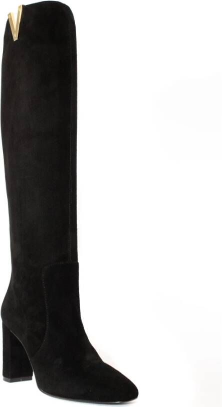 Via Roma 15 Over-knee Boots Zwart Dames