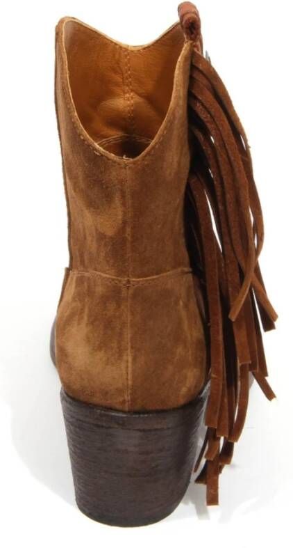 Via Roma 15 Suede Fringe Laarzen