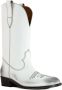Via Roma 15 Witte Cowboy Laarzen Vintage Stijl White Dames - Thumbnail 2