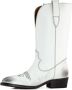 Via Roma 15 Witte Cowboy Laarzen Vintage Stijl White Dames - Thumbnail 3