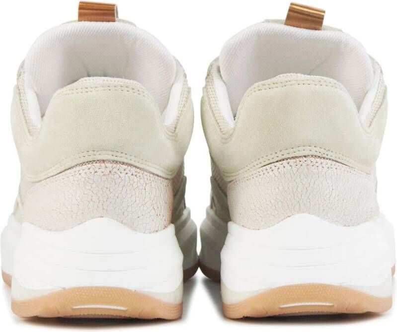 Via Vai Beige Combi Sneakers Beige Dames