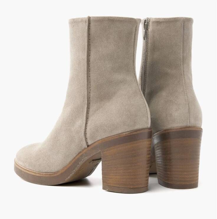 Via Vai Enkel laarsje Beige Dames