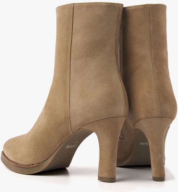 Via Vai Enkel laarsje Beige Dames