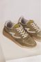 Via Vai Gaatjes Sneaker met Metallic Details Green Dames - Thumbnail 4