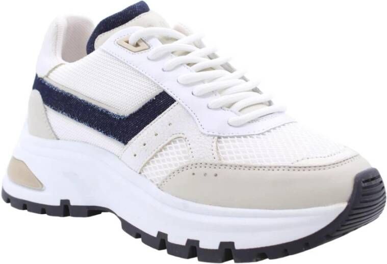 Via Vai Stijlvolle Grasmus Sneaker voor Vrouwen White Dames