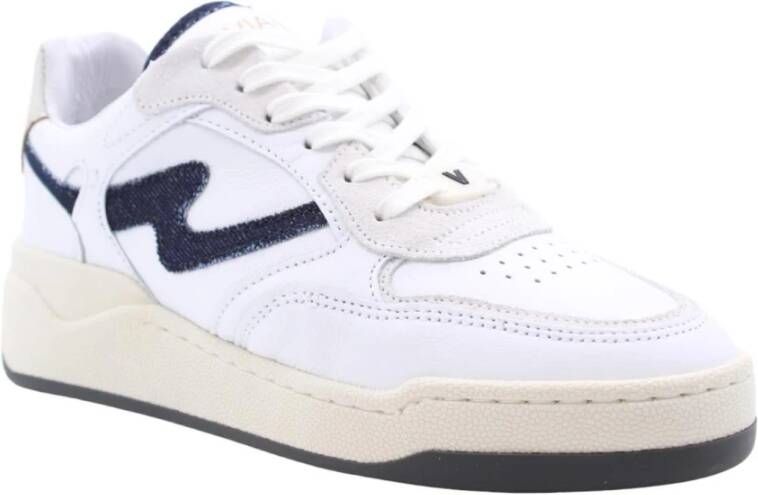 Via Vai Stijlvolle Houtsnip Sneaker Vrouwen Trendy White Dames