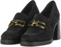 VIA VAI Instappers Dames Instapschoenen Damesschoenen Suède 61082 Avery Zwart - Thumbnail 5