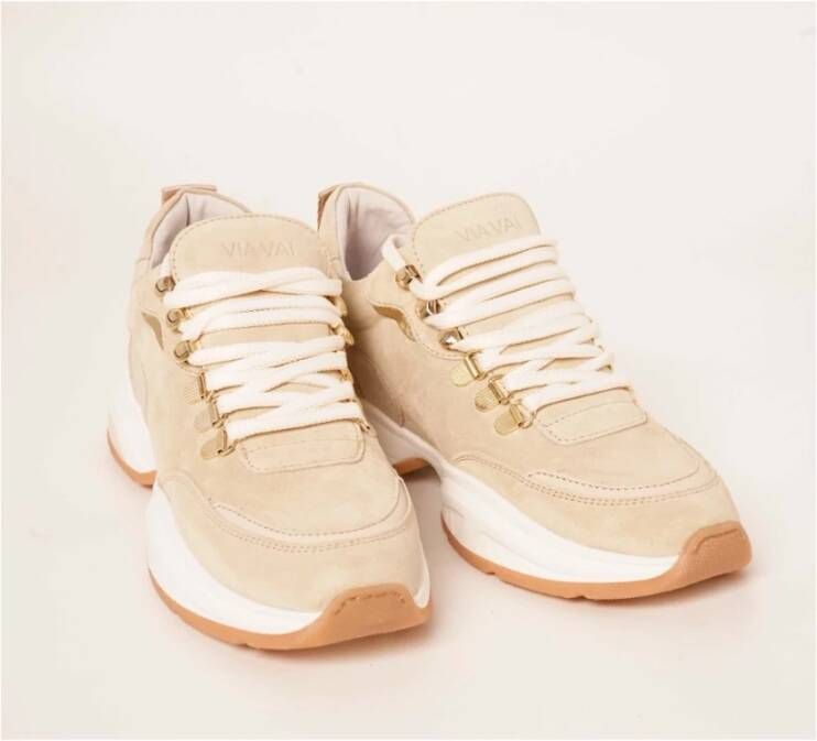 Via Vai Pepper clay sneakers beige Dames