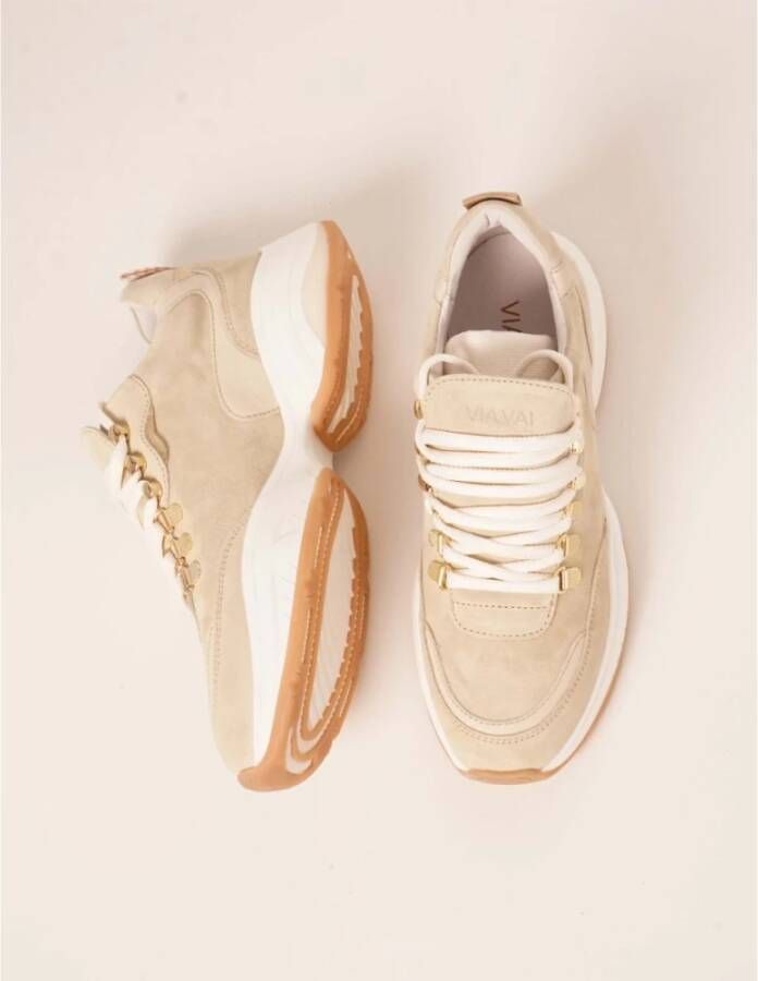 Via Vai Pepper clay sneakers beige Dames