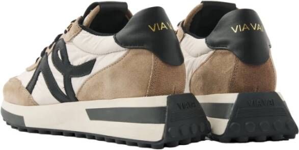 Via Vai Posy Flare Beige Sneakers Beige Dames