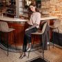 VIA VAI Rose Baker leren laarzen Zilver Leer Enkellaars met hak Dames - Thumbnail 8