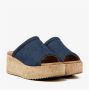 VIA VAI Slippers Dames Sissel Ryde Maat: 37 Materiaal: Denim Kleur: Zwart - Thumbnail 8