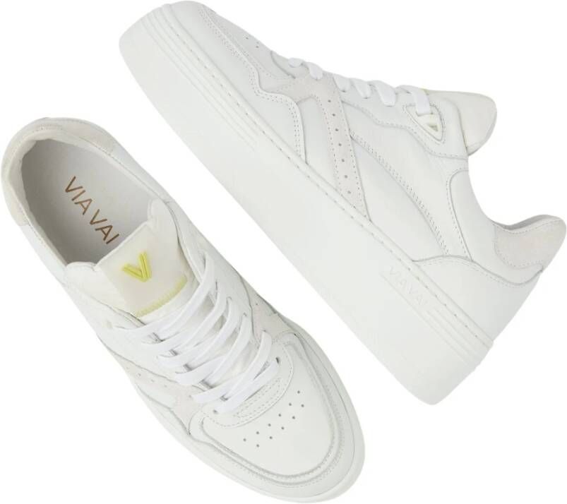 Via Vai Tropez Witte Sneakers White Dames