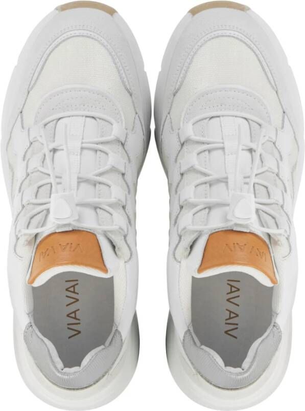 Via Vai Witte Sneakers Multicolor Dames