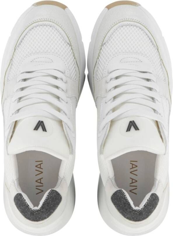 Via Vai Witte Sneakers Multicolor Dames