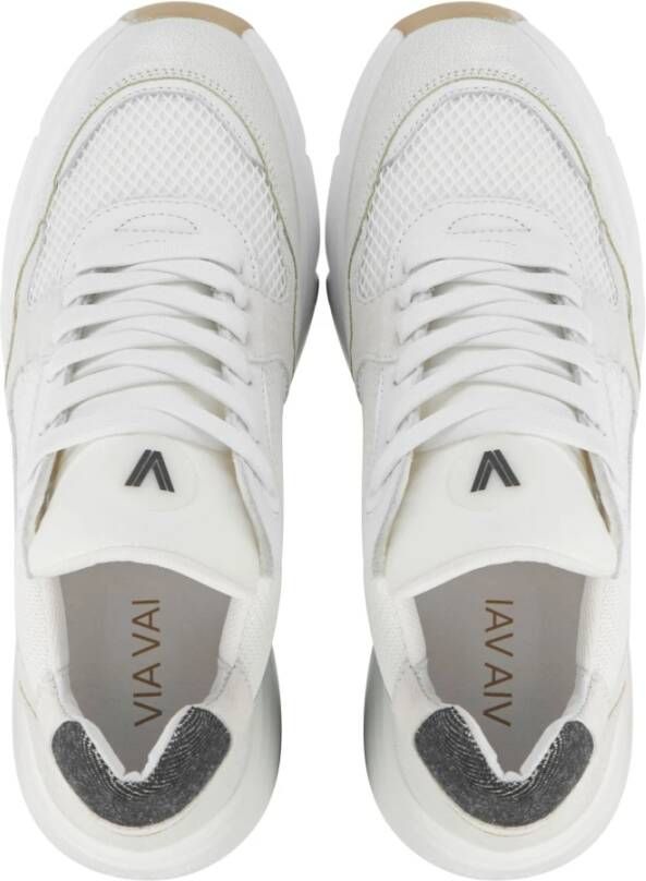 Via Vai Witte Sneakers Multicolor Dames