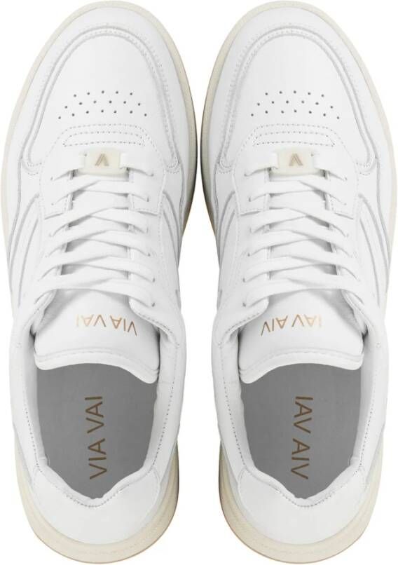 Via Vai Witte Sneakers White Dames