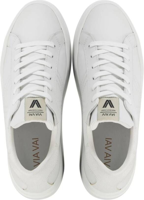 Via Vai Witte Sneakers White Dames