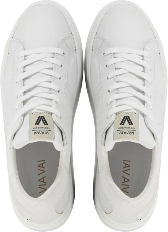 Via Vai Witte Sneakers White Dames