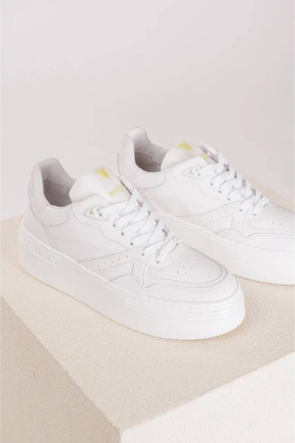 Via Vai Witte Tropez Platform Sneaker White Dames