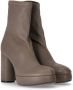 Vic Matié Enkellaarzen VIC MATIÉ PULP SCHLAMM SOCKE STIEFELETTE MIT ABSAT in bruin - Thumbnail 2