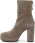 Vic Matié Beige suède enkellaarzen Beige Dames - Thumbnail 10