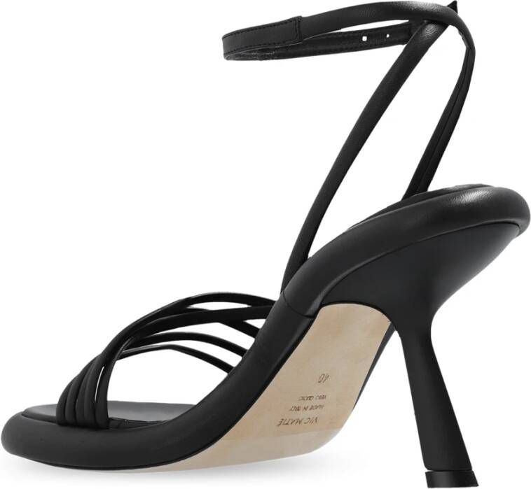 Vic Matié Bonbon hak sandalen Black Dames