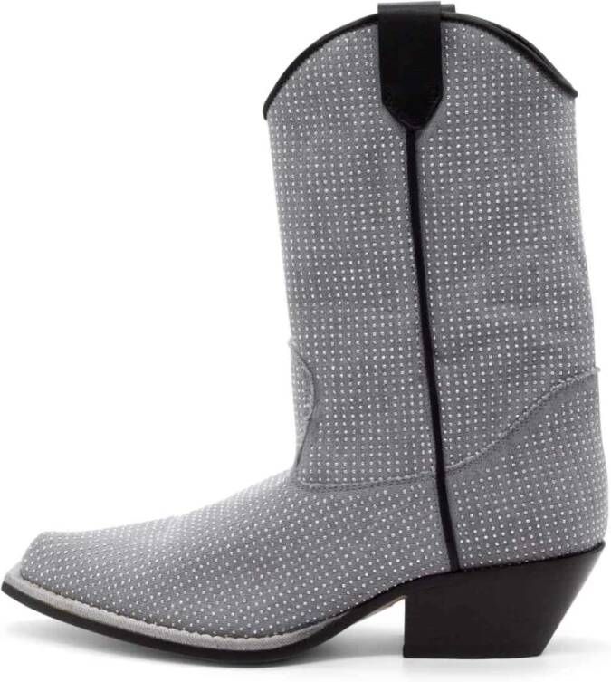 Vic Matié Cowboy Boots Gray Dames
