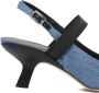 Vic Matié Denim Slingback Pumps met Hak - Thumbnail 2
