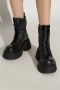 Vic Matié Etna platform enkellaarzen Black Dames - Thumbnail 2