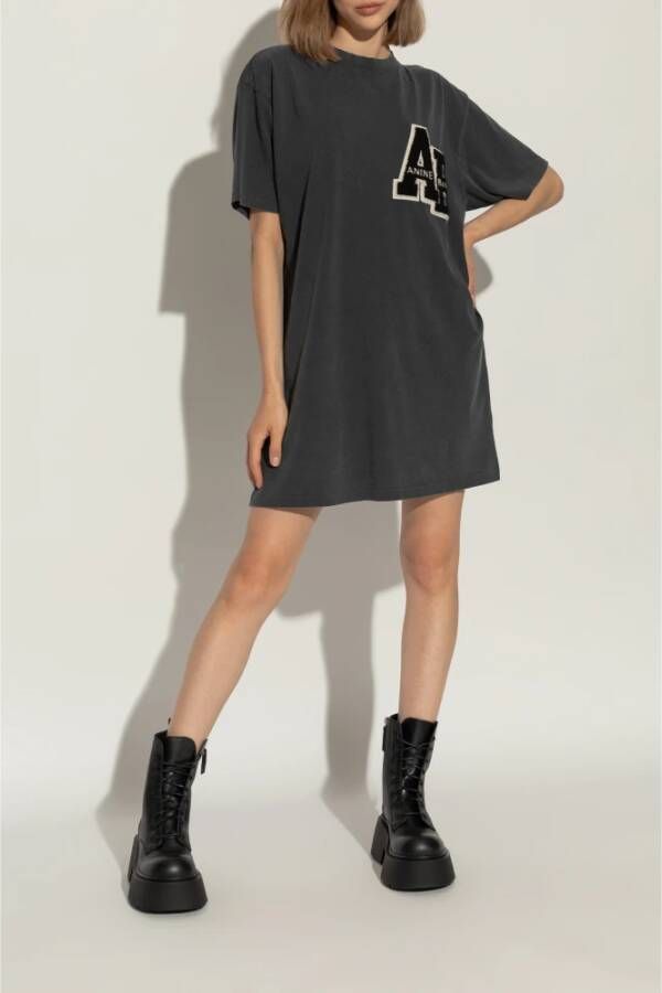 Vic Matié Etna platform enkellaarzen Black Dames