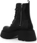 Vic Matié Etna platform enkellaarzen Black Dames - Thumbnail 5