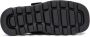 Vic Matié Zwarte rubberen platformsandalen Black Dames - Thumbnail 4