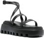 Vic Matié Flat Sandals Black Dames - Thumbnail 2