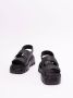 Vic Matié Zwarte rubberen platformsandalen Black Dames - Thumbnail 3
